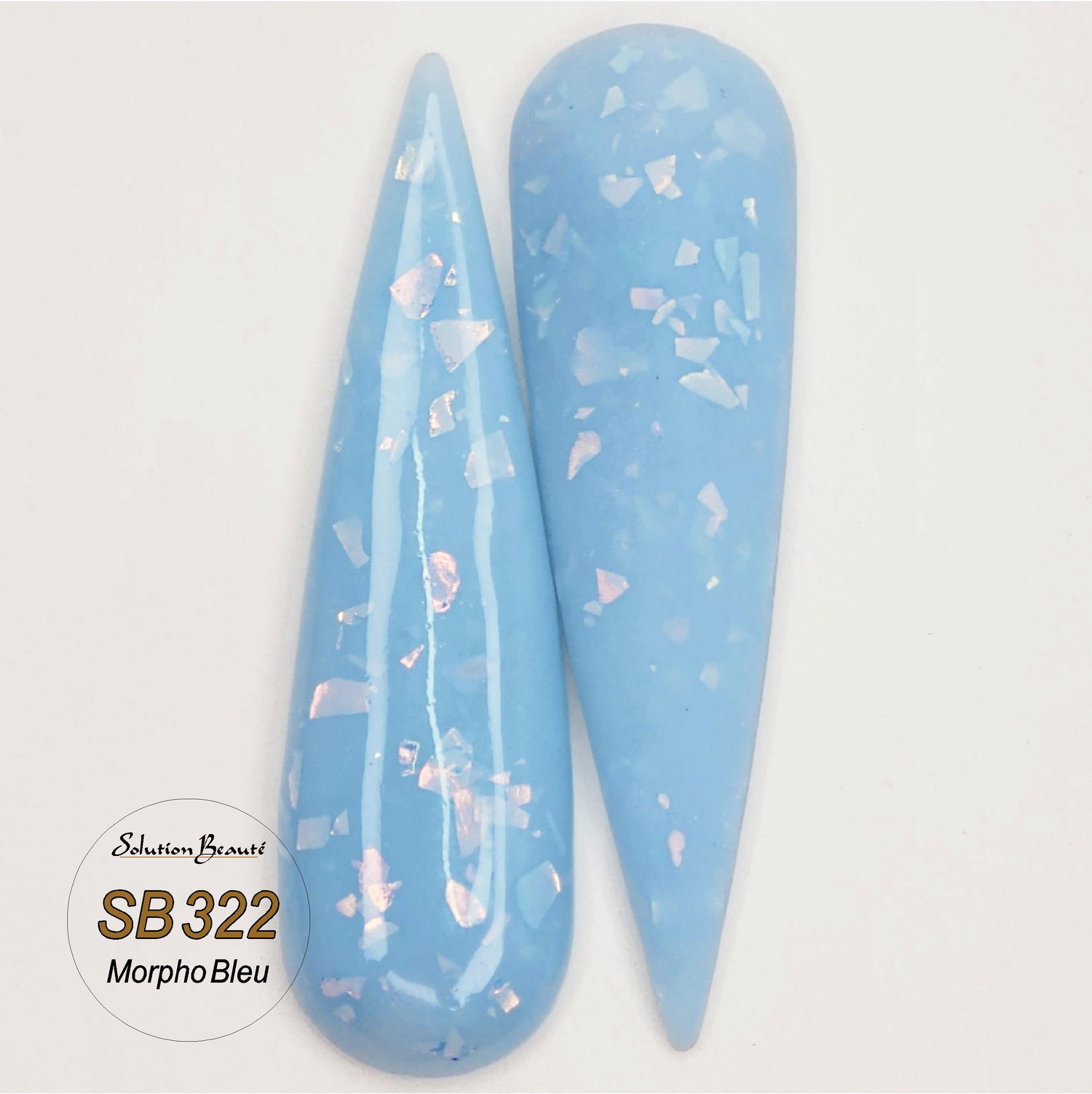 322 - Poudre Morpho Bleu 1oz