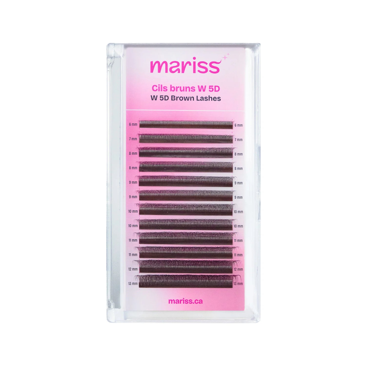 Mariss Cils W 5D 0.07 - Brun Chocolat Noir