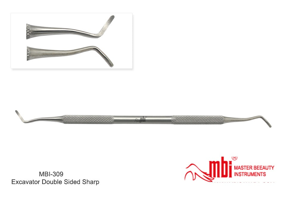 Golf Style Double Curette (round handle)