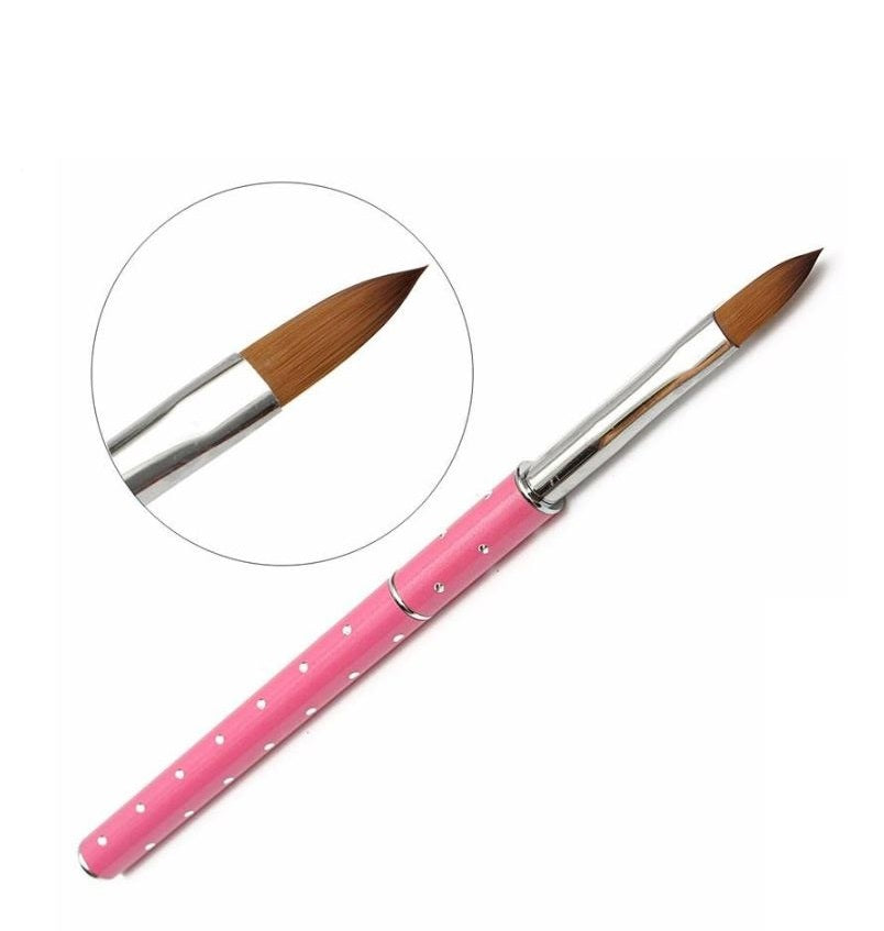 Pinceau Rose pour Acrylique 