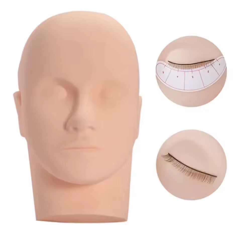 Tête de Pratique pour Extentions de Cils