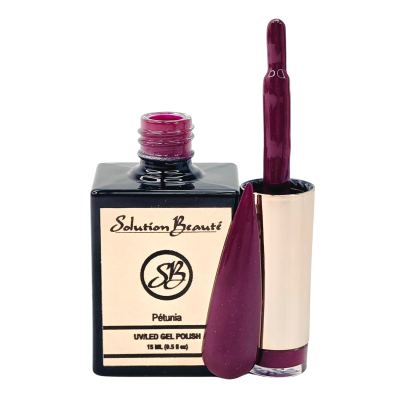 Solution B. Vernis Gel UV Pétunia 