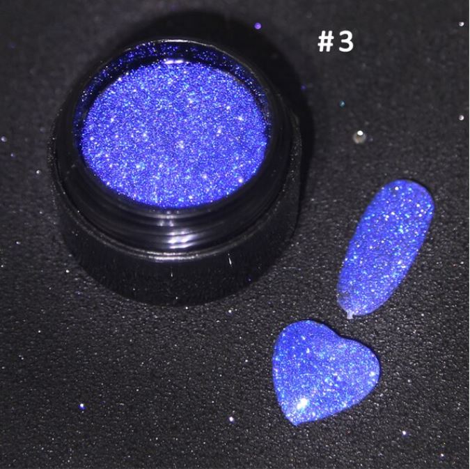 Gel UV Spider Disco Glow Bleu 