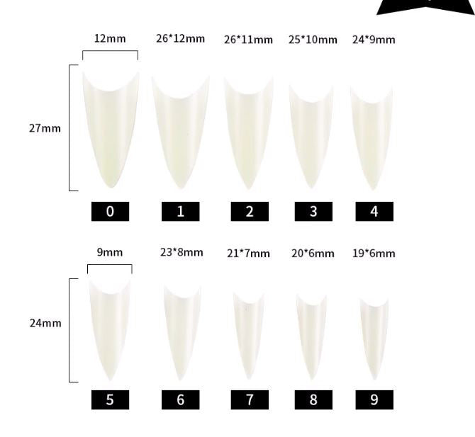 Carousse Natural Stiletto Prosthesis 