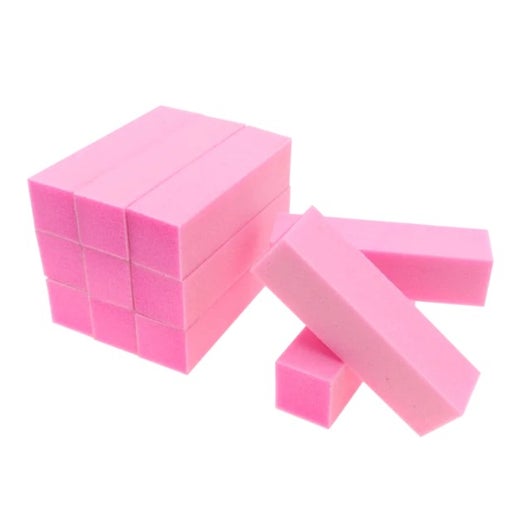 Ongles d'Or Bloc Sableur 3 faces Rose 100/180 (12)