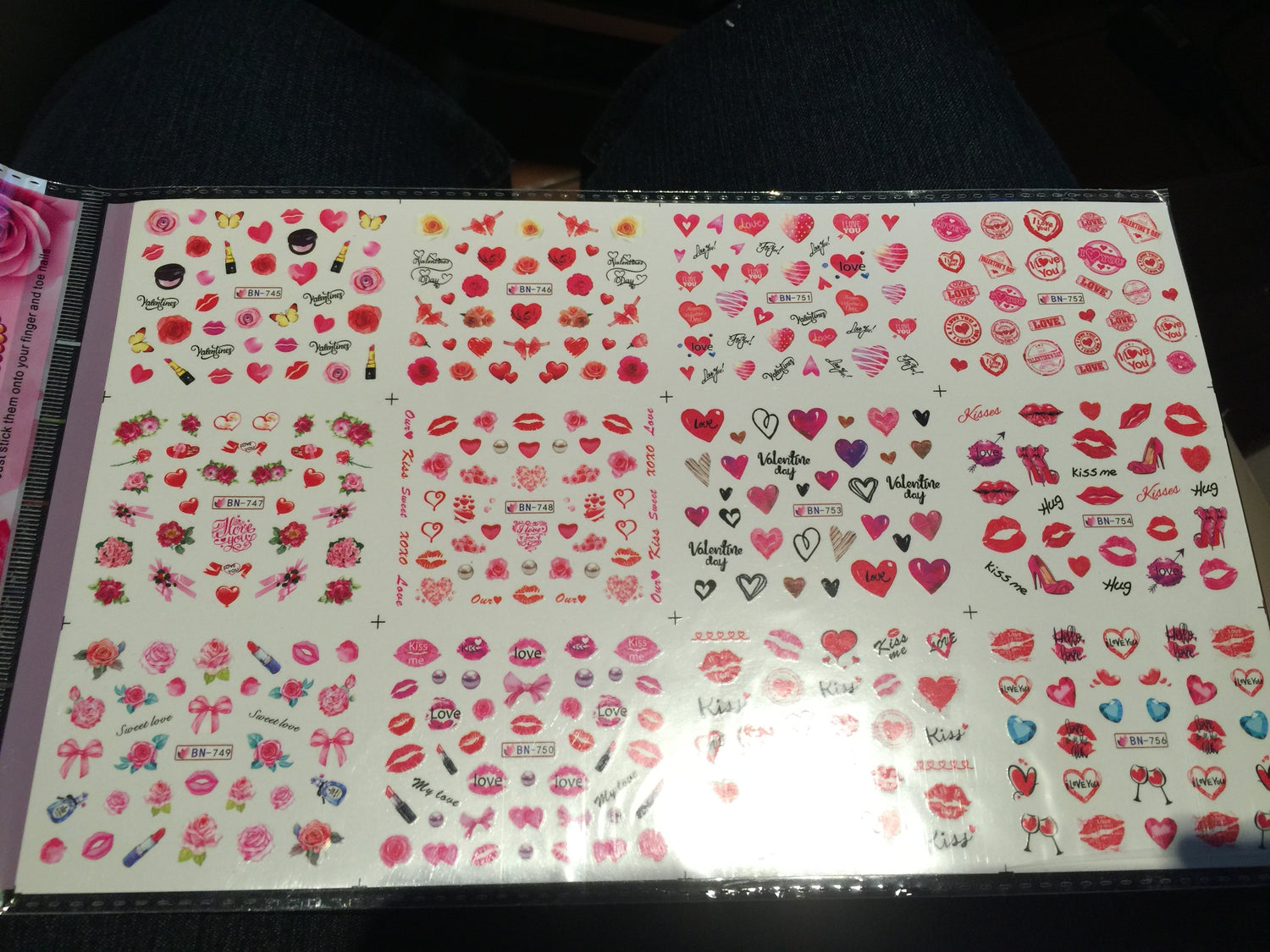 Water Decals Large de Coeurs (12)