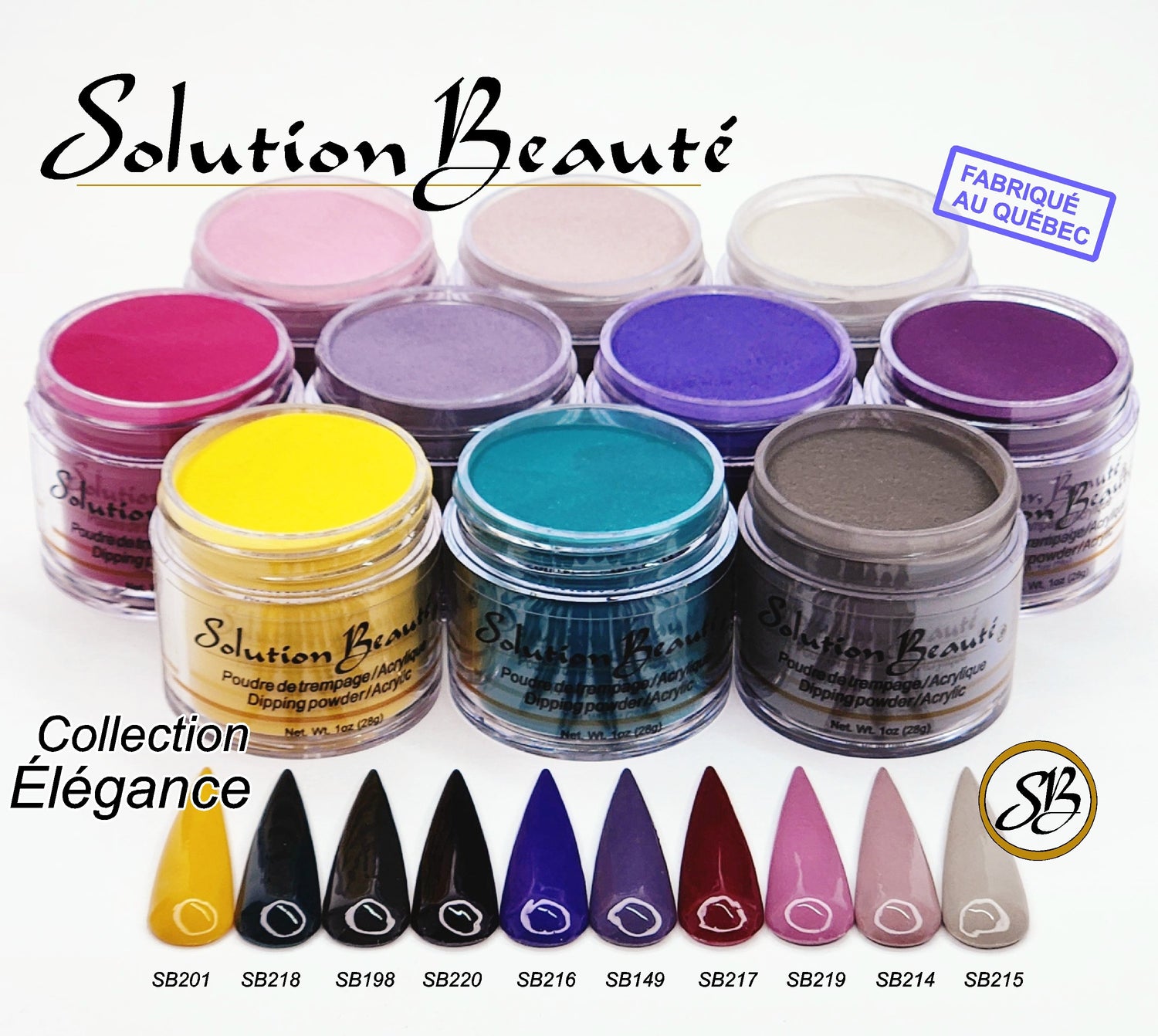 Collection Poudre Élégance (10 x 1oz)