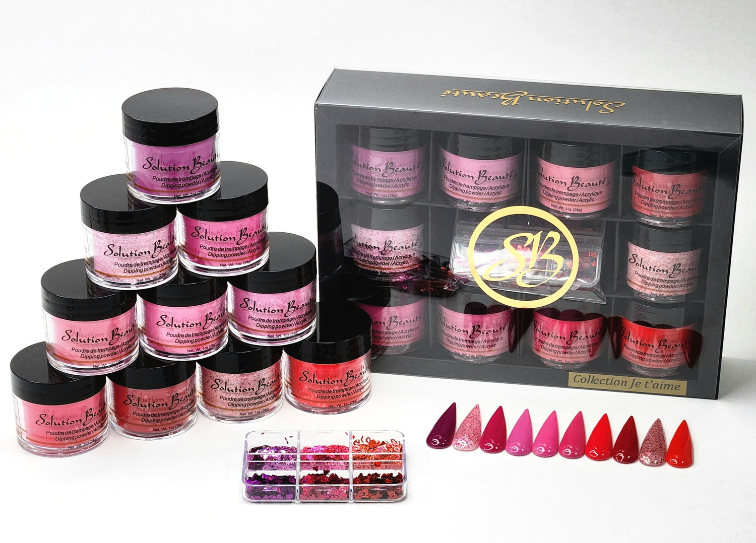 Collection Poudre Je t'aime (10 x 1oz)