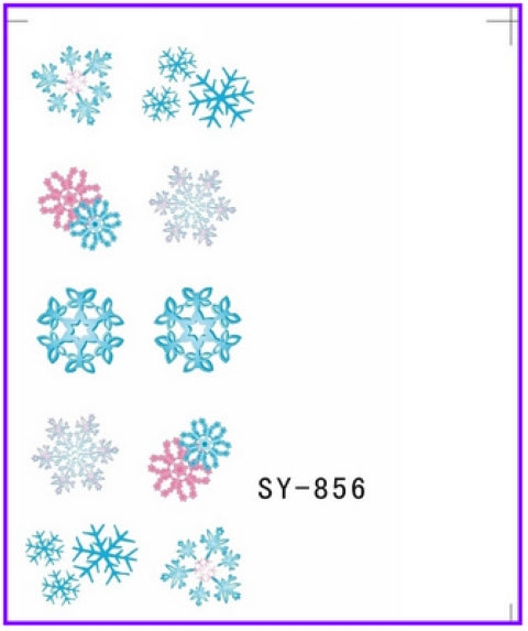 Water Decal Christmas Sheet 855 to 860