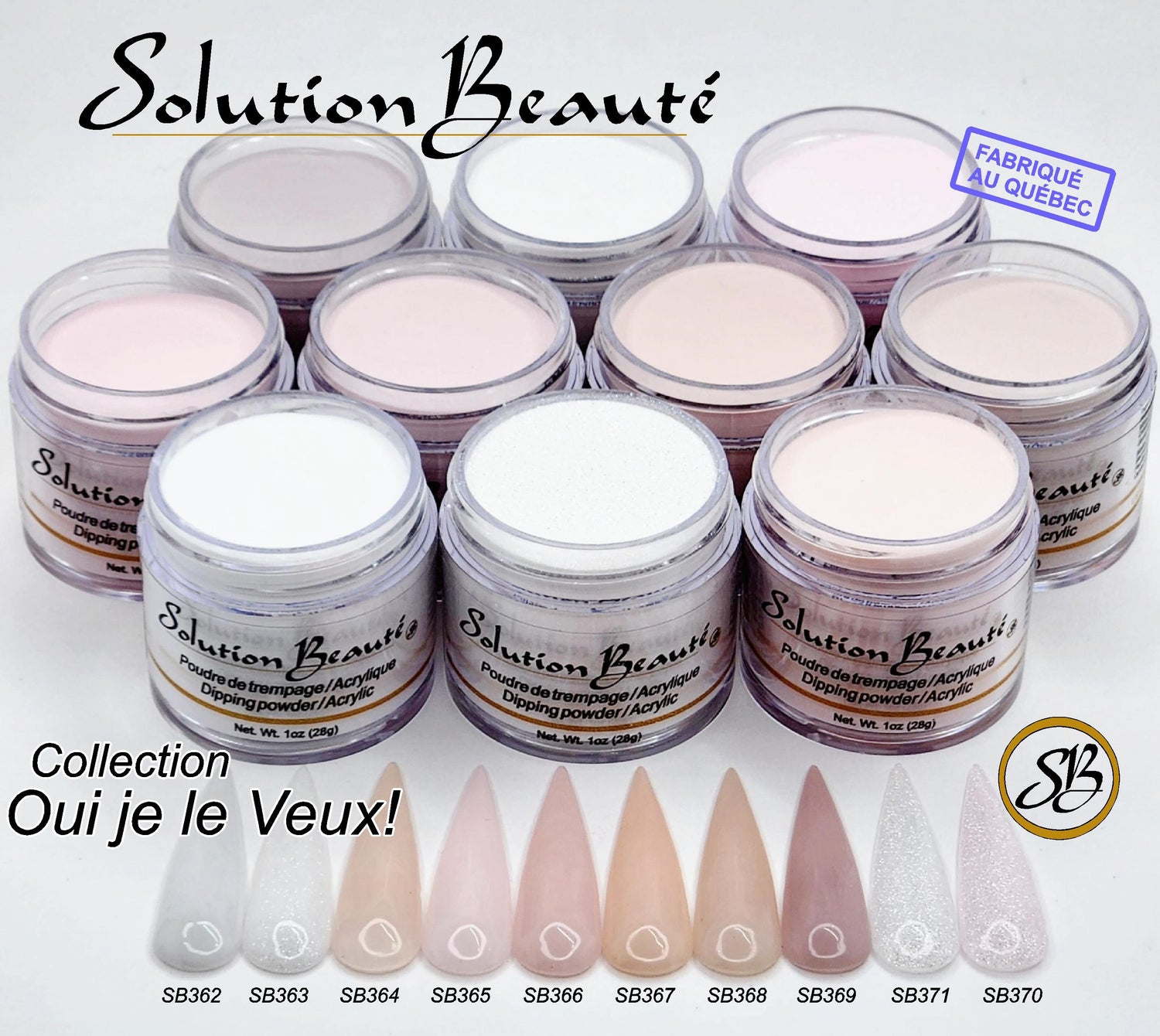 Collection Poudre Oui je le Veux (10 x 1oz)