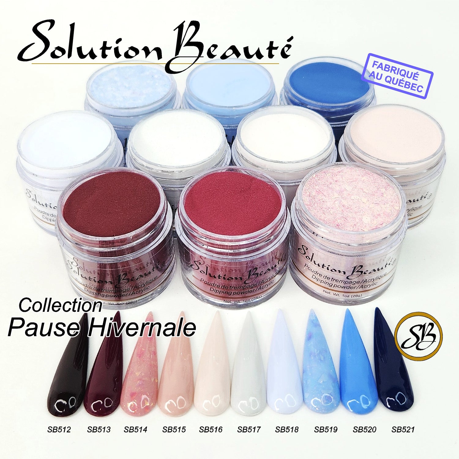 Solution B. Mini Collection Poudre Pause Hivernale (10 x 0.25oz)