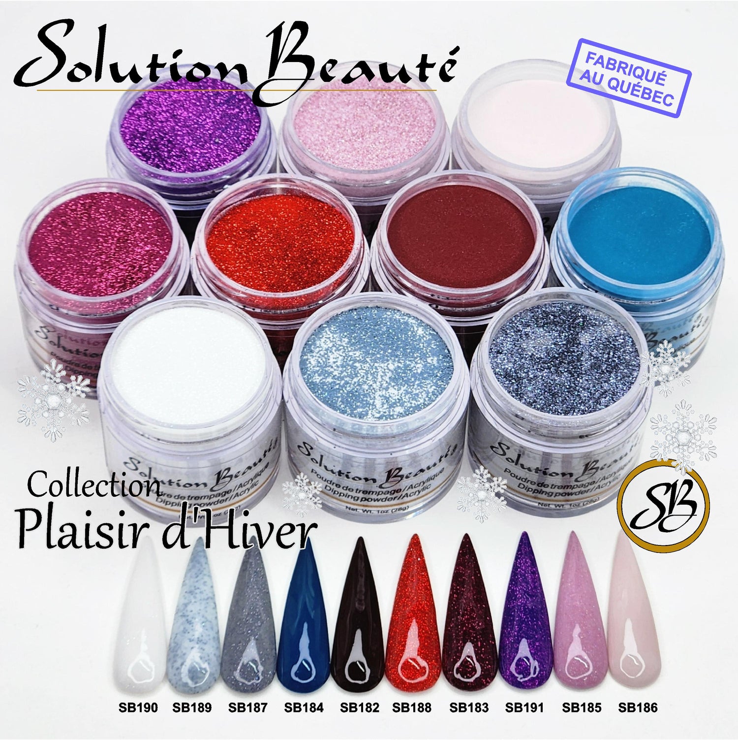 Collection Poudre Plaisir d'Hiver  (10 x 1oz)